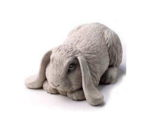 Bashful Bunny Sculpture By Carruth