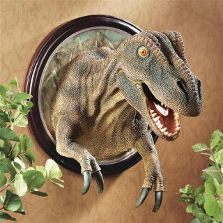 T-rex Dinosaur Trophy Wall Sculpture