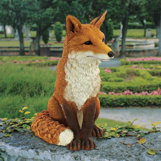 Simon The Fox Sculpture 18" High