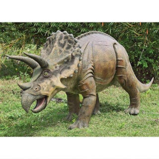 Gigantic Sized Triceratops Dinosaur Sculpture