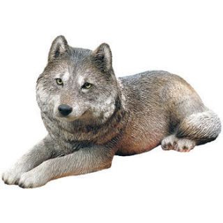 Wolf Gray Sculpture