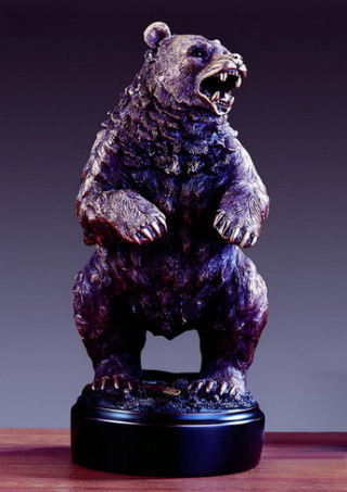Standing Bear Sculpture 13.5" High