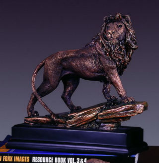 Lion Sculpture 11" High
