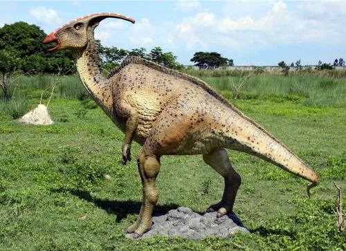 Parasaurolopus Dinosaur Sculpture Fiberglass