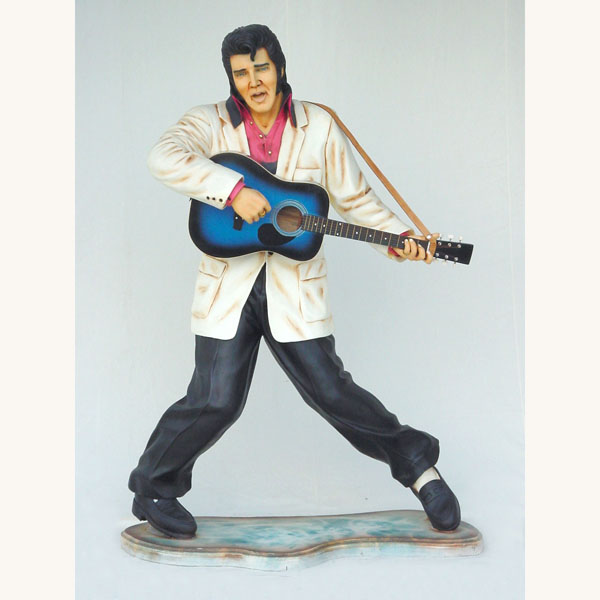 Motorized Elvis Presley Standing Playing Guitar
