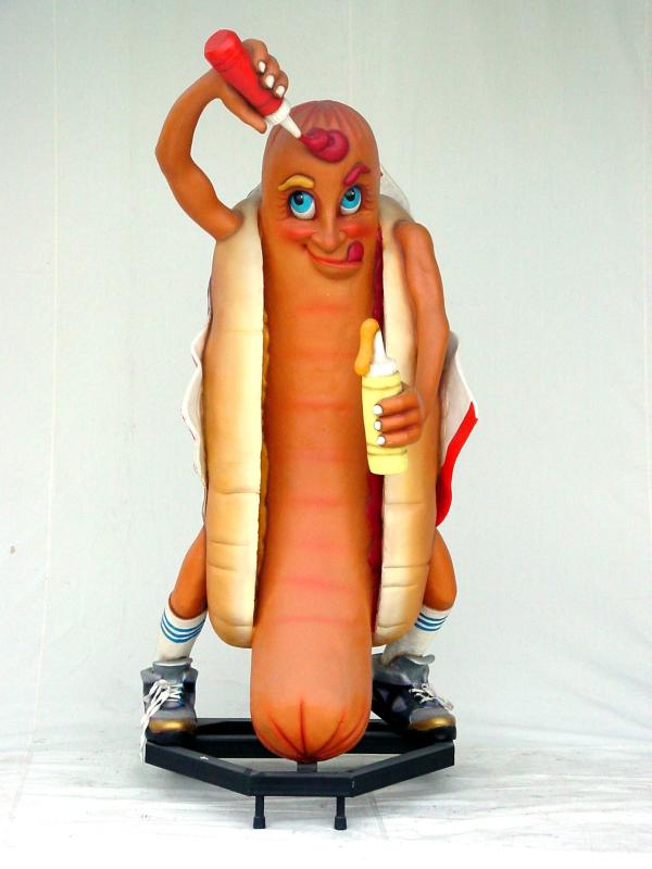 Animated Hot Dog Man 6ft.