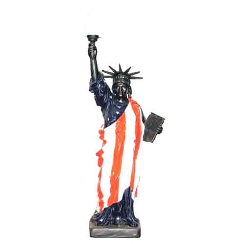 Animated American Flag Statue of Liberty